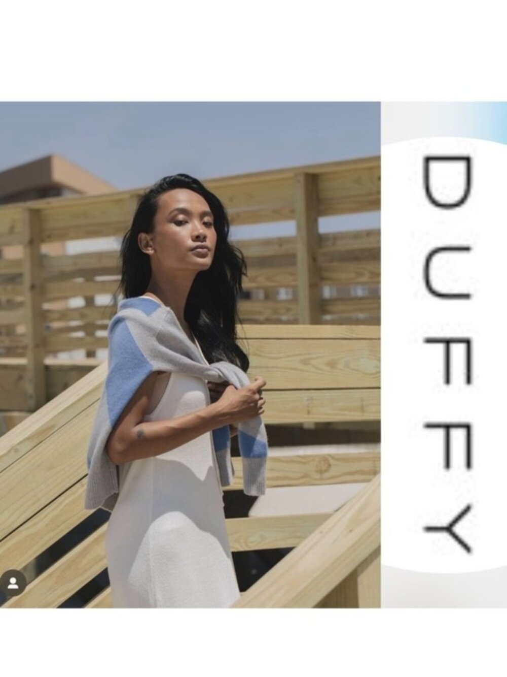 Duffy | Ivory Cover Up Knit Sweater Dress | Size Extra Small